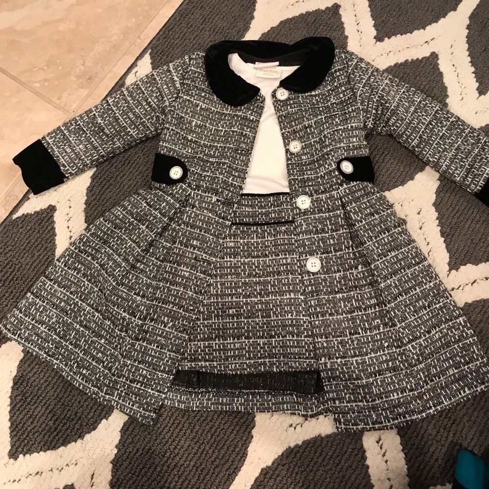 Girls dress and coat